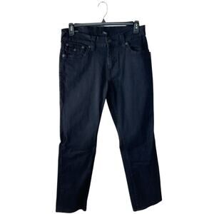 True Religion Ricky Jeans Mens 33x31 Relaxed Straight Dark Wash Streetwear Denim